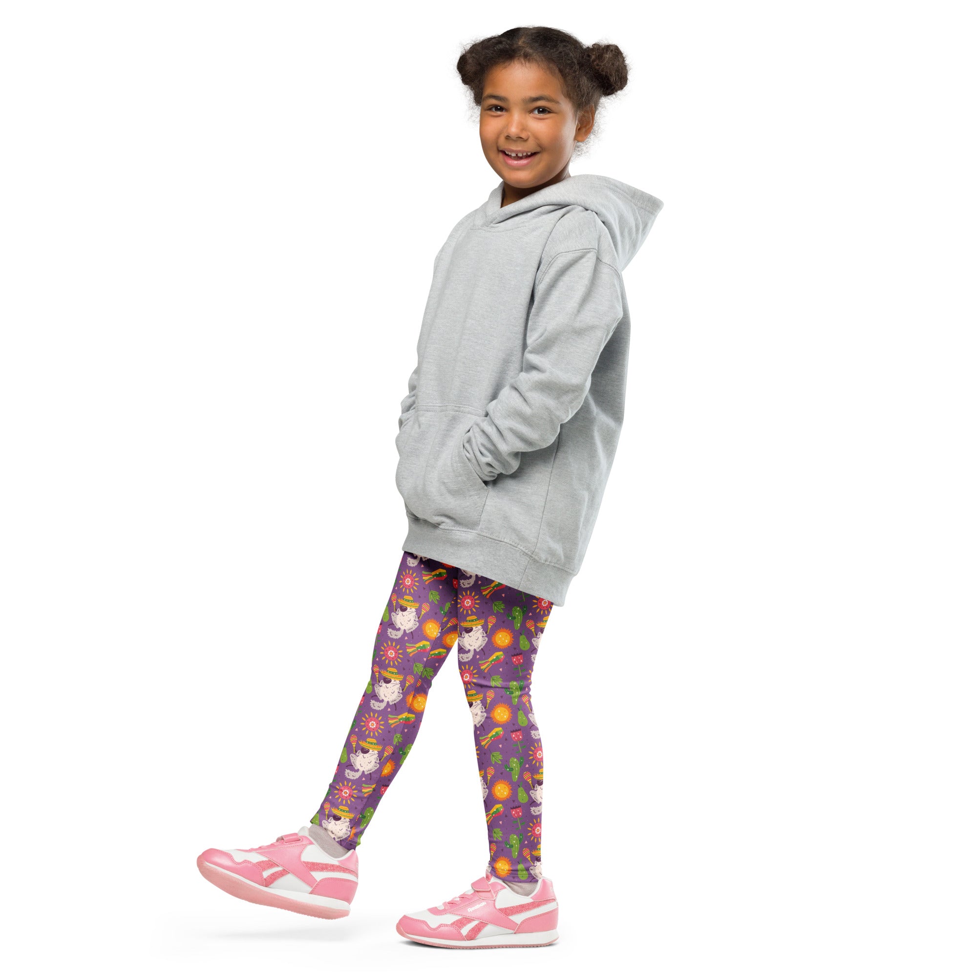 Festive Chinchillas Kid's Leggings (Ages 2 - 7)
